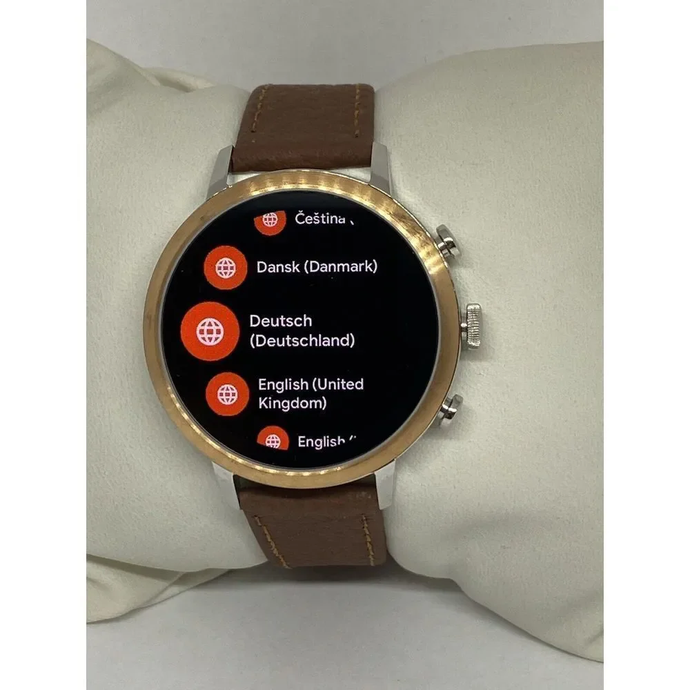 Fossil Gen 4 Authentic Digital Dial Smart Watch Custom Band FTW6016 DC86